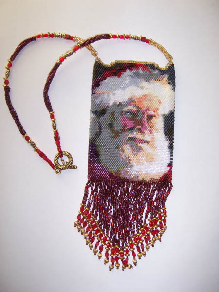 Brick Stitch Santa